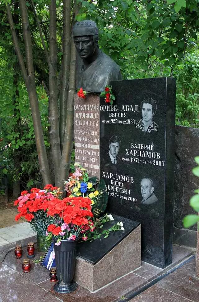 Памятник Харламову на Ленинградском шоссе. Как умер харламов