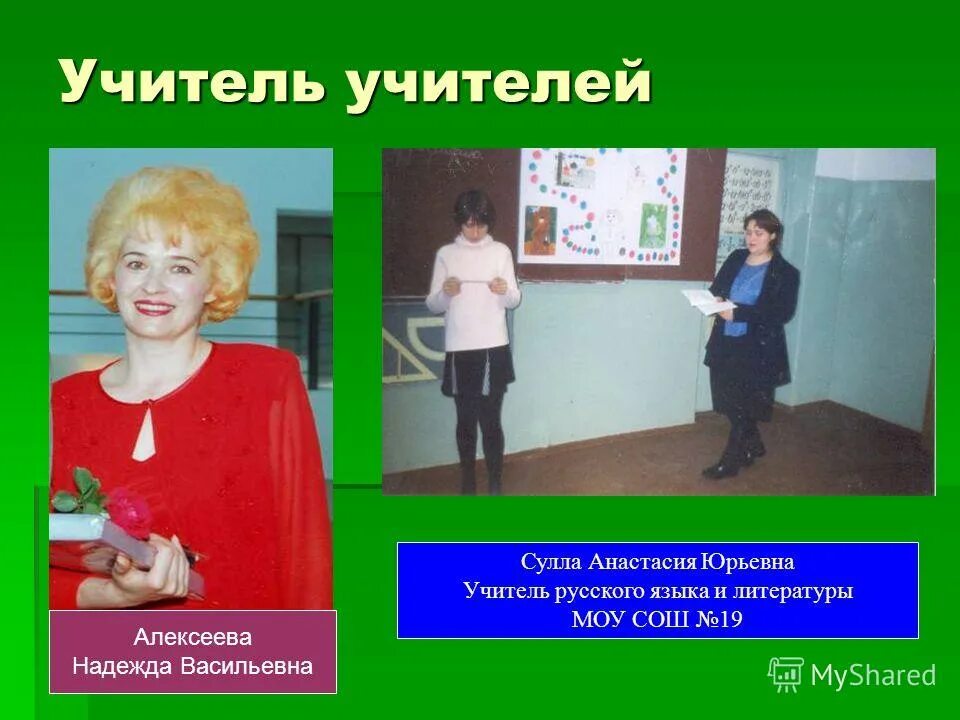Группа учителей русского языка и литературы