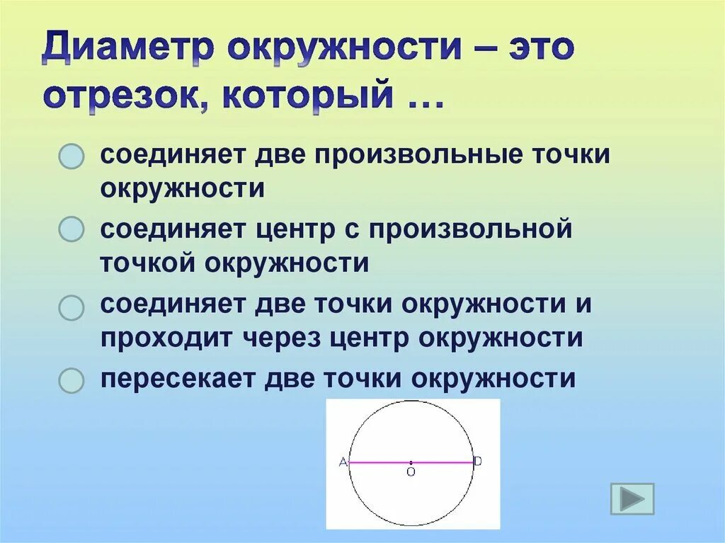 Как найти окружность с центром 0. Диаметр окружности. Определение диаметра окружности. Диаметр окружности круга. Диаметр что такое диаметр окружности.