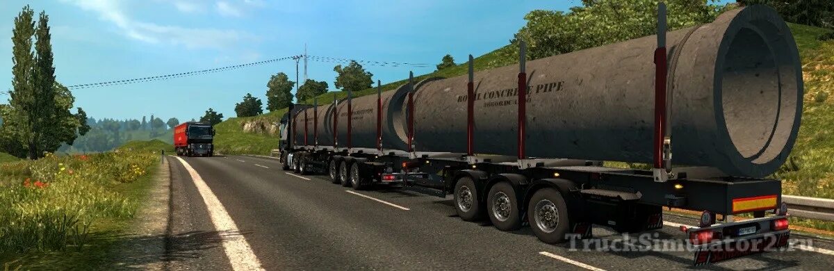 Euro Truck Simulator 2 негабарит. Негабаритные грузы етс 2. Трал етс 2. Негабаритный прицеп ets2.