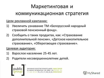 Тема рекламной кампании