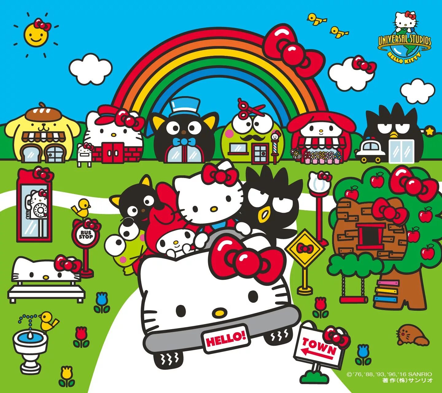 Все друзья хелло китти. Санрио китти. хелло китти sanrio. хеллоу китти и её друзья. герои мультика хеллоу китти.