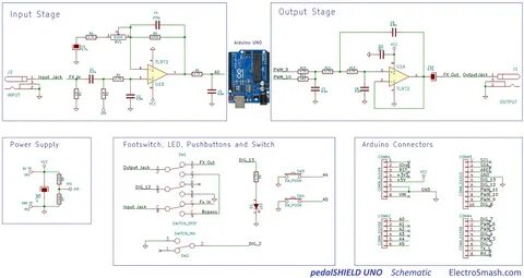 Гитарная педаль эффектов на Arduino своими руками.