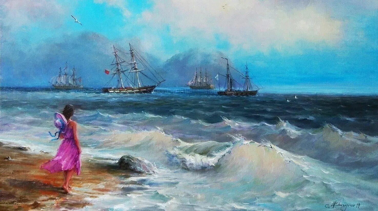 Как называются художники рисующие море. Картина Айвазовского море Коктебельская бухта. Художник маринист Айвазовский. Море у острова капри Айвазовский.
