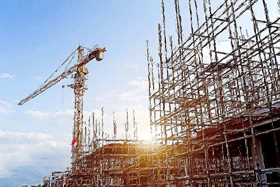 Building construction site
