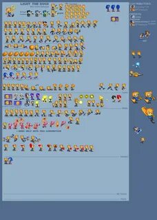 Sonic sprite sheet