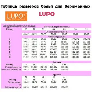 Размерная сетка магазин