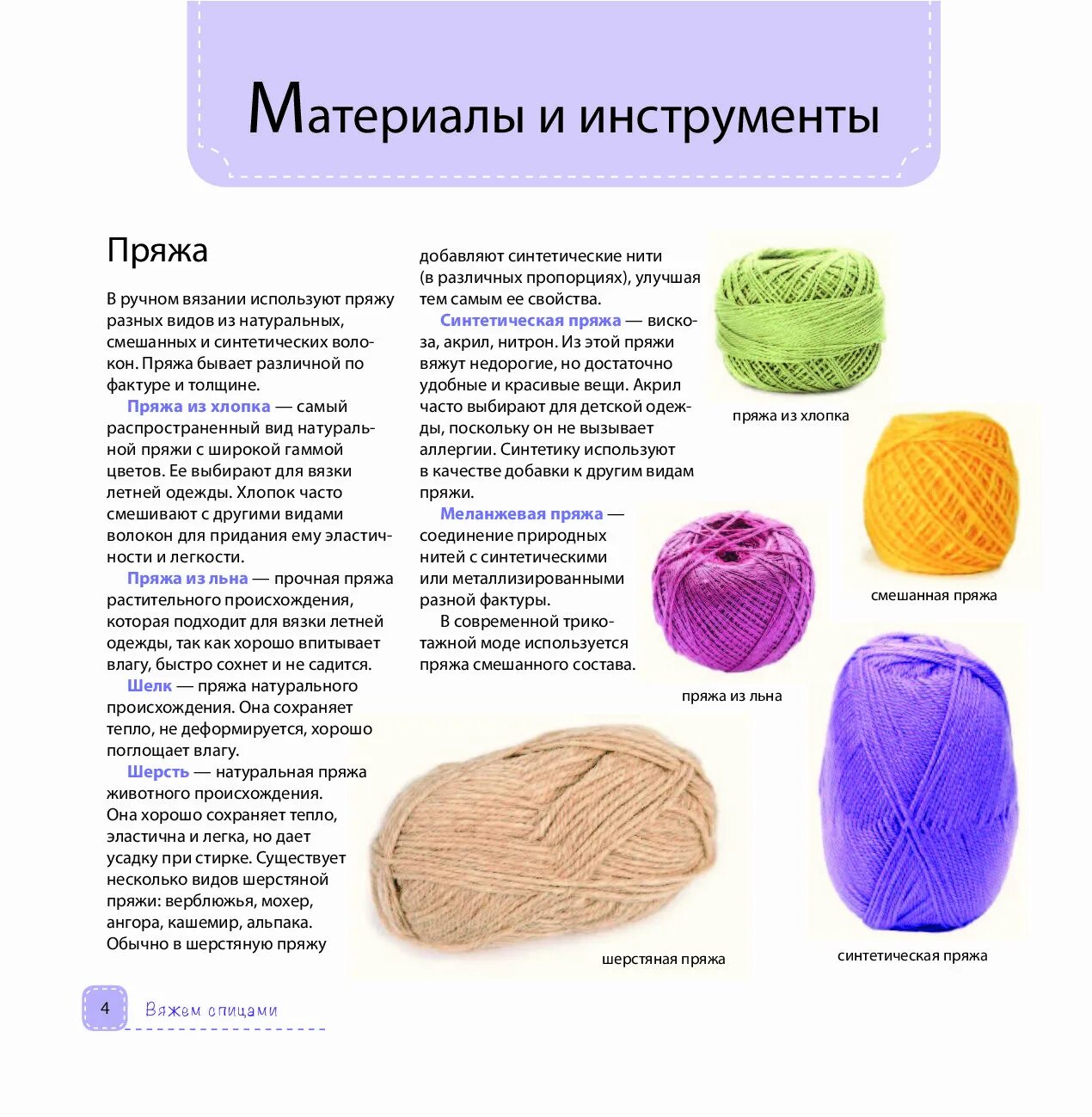 Описание ниток. Виды ниток для вязания. название ниток для вязания. типы пряжи для вязания. типы вязальных ниток.