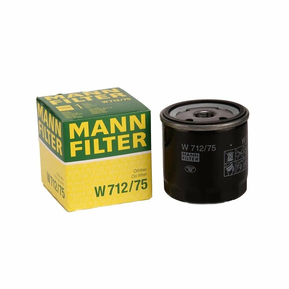 Масляный фильтр 1. W712/75 фильтр масляный. Mann-Filter [w71275] фильтр масляный. Масляный фильтр Daewoo 712/75. Фильтр Mann w 712/75.