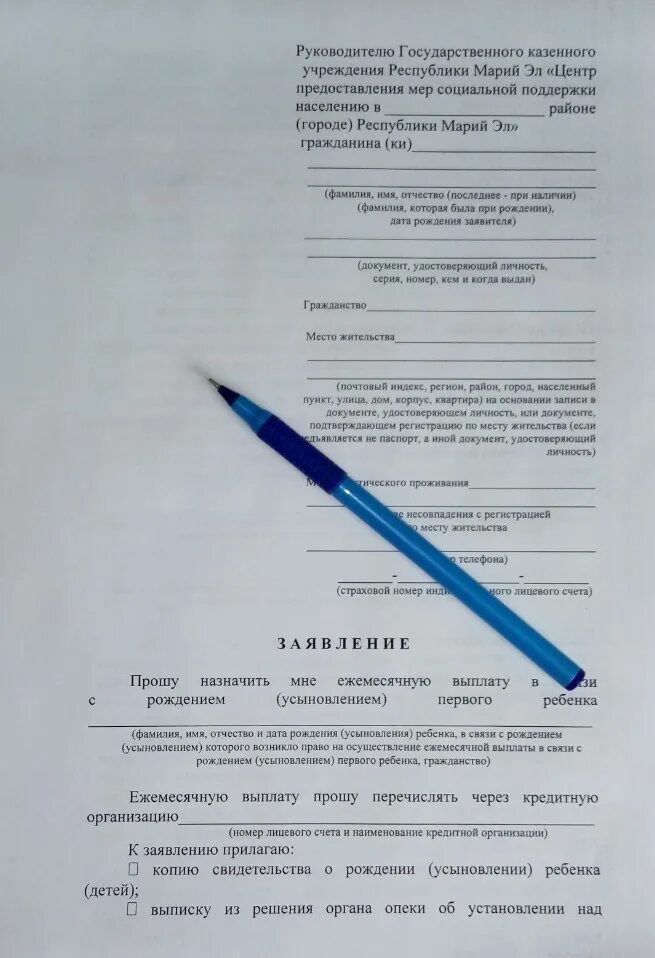 Назначение ежемесячной выплаты в связи. Заявление на ежемесячную выплату в связи с рождением первого ребенка. заявление о назначении ежемесячной денежной выплаты. прилагаю фотографии к данному заявлению.