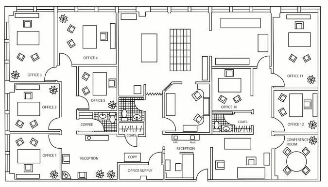 Office layout