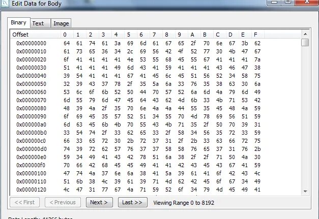 Byte to base64