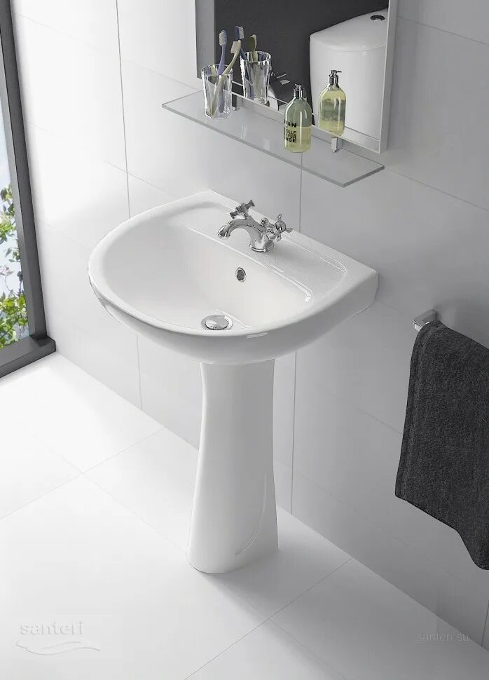 тюльпан santeri вест. раковина 56 см pasenni forte 3531001. раковина santeri с пьедесталом. раковина с пьедесталом santeri вест. раковина santeri версия 56.