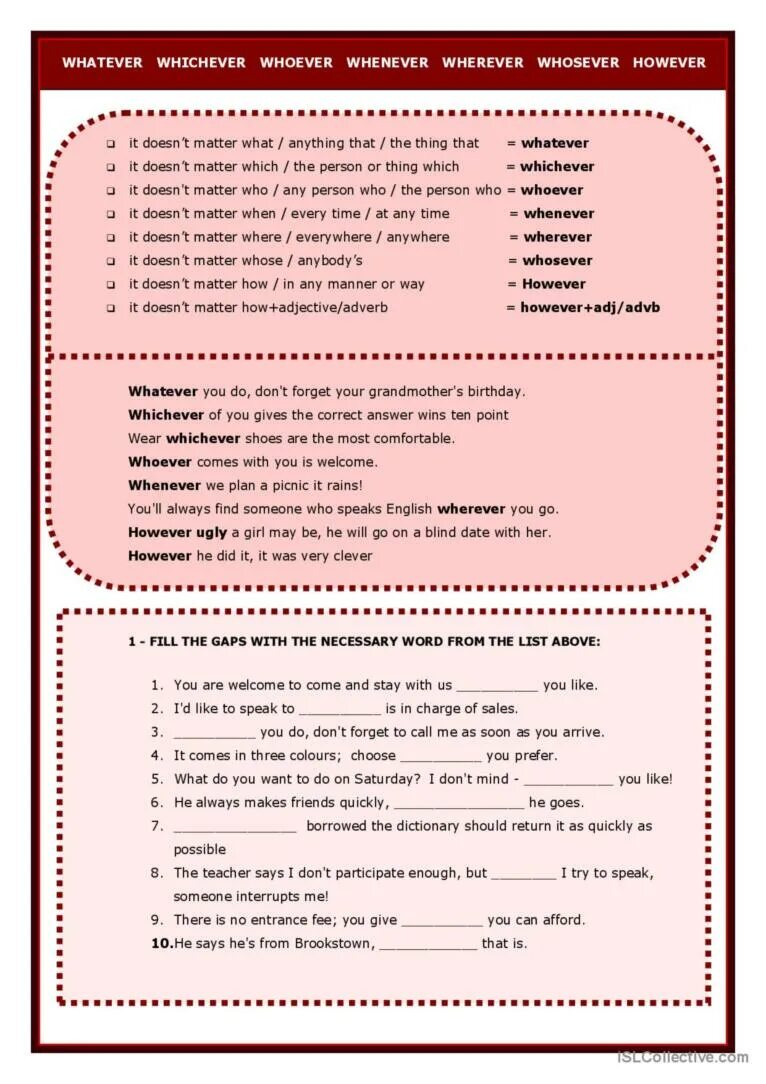 Fill in however whenever wherever whichever whatever. However whenever wherever whichever whatever правило. Whoever whatever whenever wherever however. Whichever whatever разница. Whatever whenever wherever however whoever упражнения.