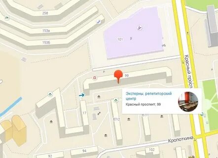Красный проспект новосибирск на карте
