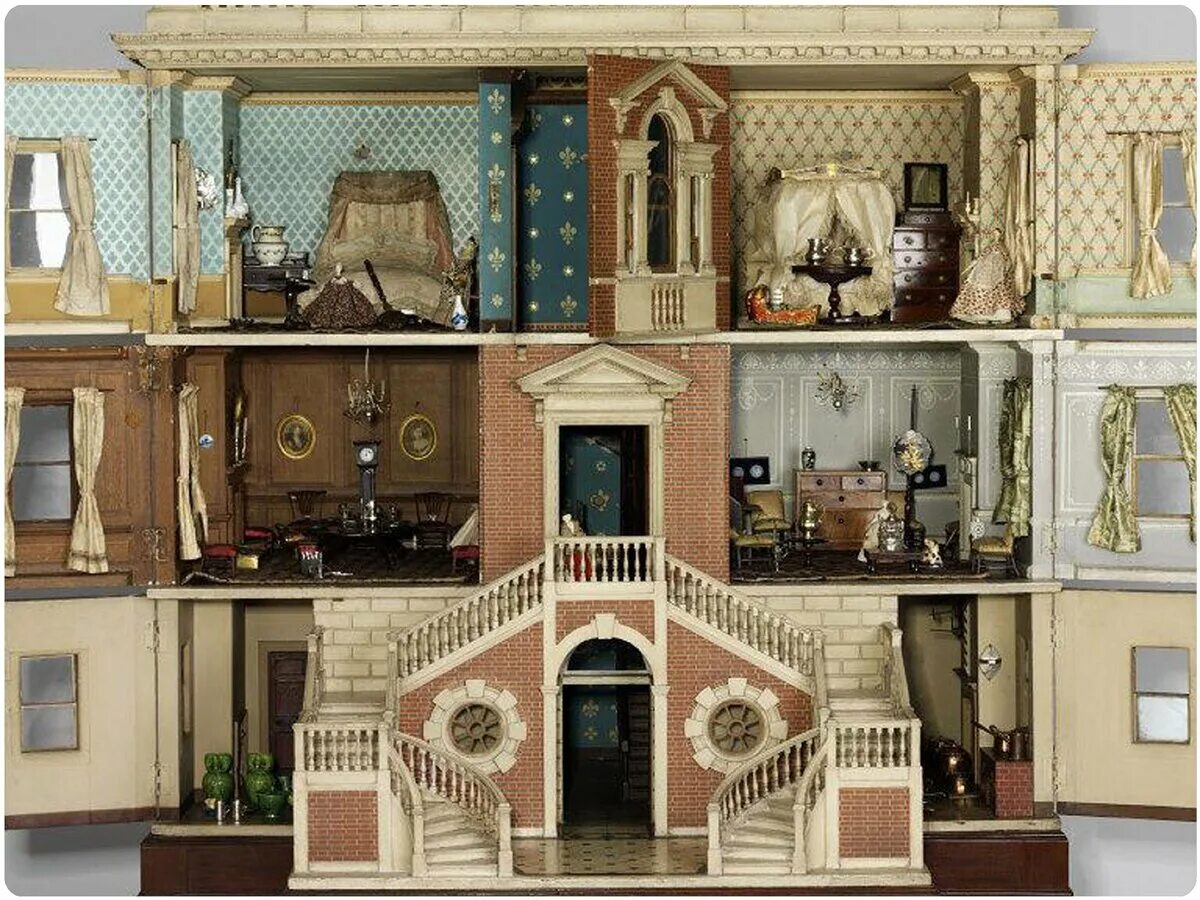Музей кукол (дом н.п. Никитина).. Кукольный домик Петронеллы Ортман. Викторианский кукольный домик 1880-х годов. Кукольный дом Мэнсфилд.