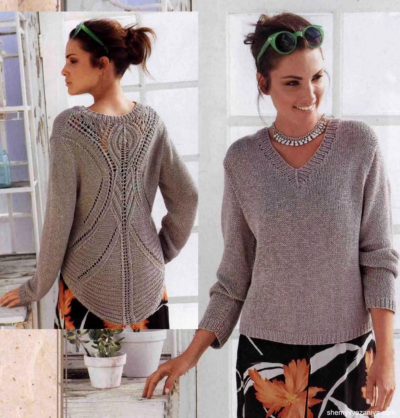 Пуловер с ажурной спинкой от Zara. Необычные вязаные кофты. Оригинальные вязаные вещи для женщин. Оригинальные вязаные свитера. Джемперы своими руками
