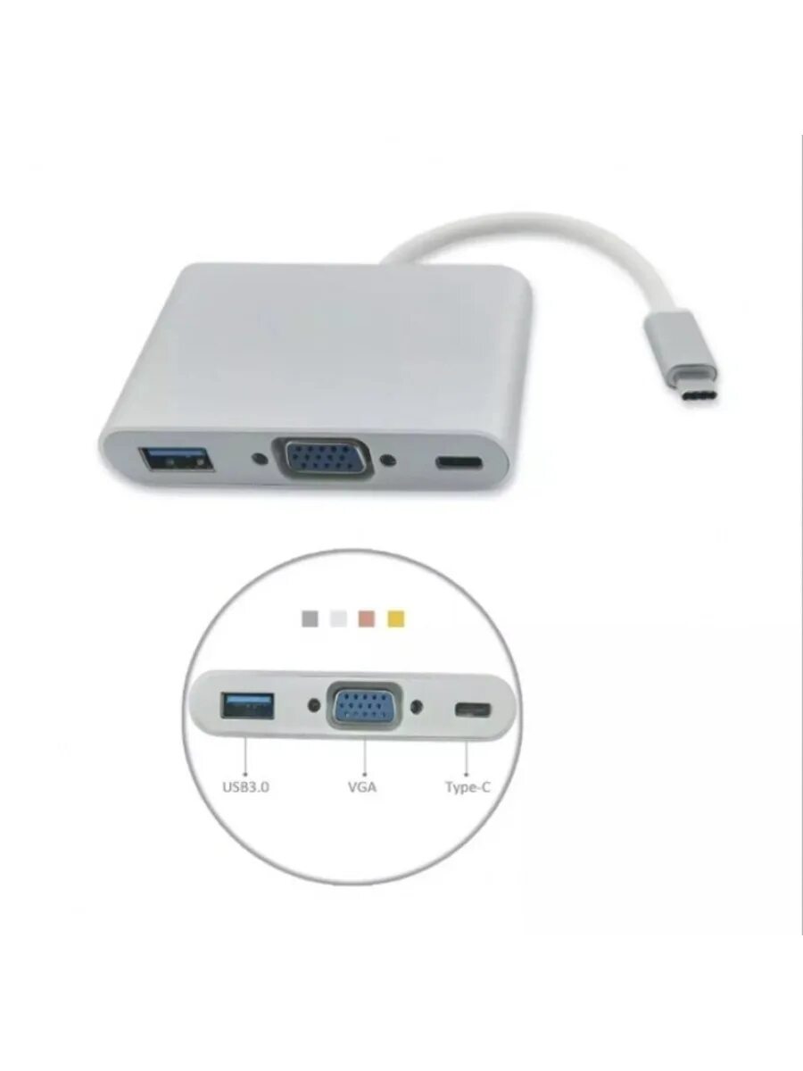 Usb c vga. Адаптер VGA USB Type-c. Adapter Type-c USB 3.1 to VGA. USB Type c to VGA. ОТГ переходник Type-c ВГА.