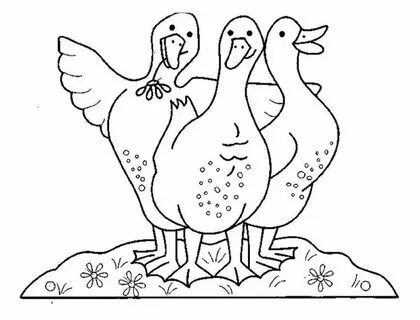 Два веселых гуся рисунок - 72 фото