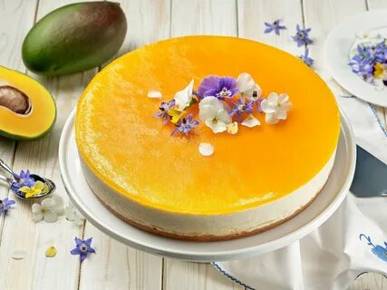 Чизкейк манго маракуйя