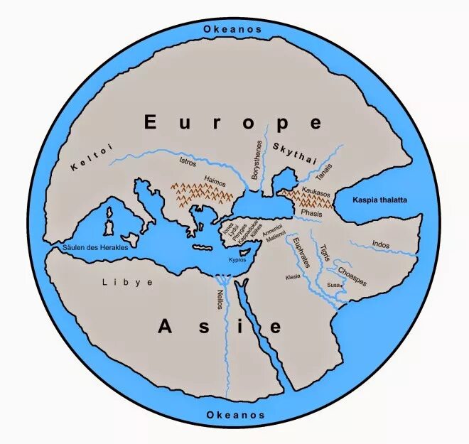 Карта гекатея