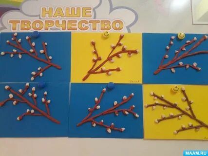 Лепка младшая группа март