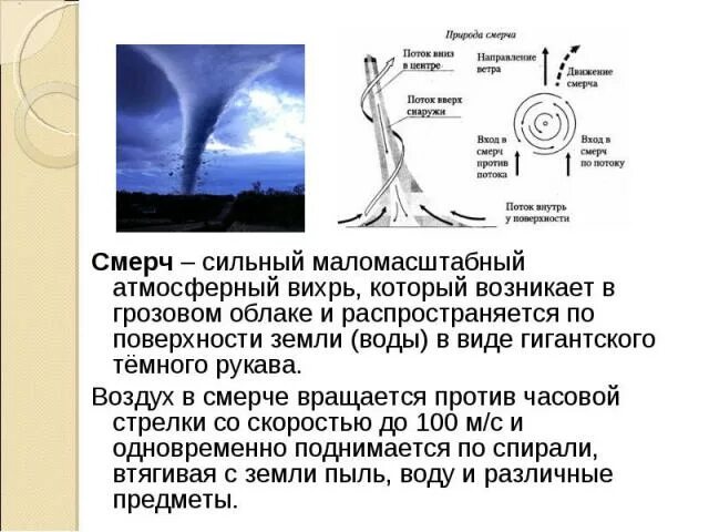 Схема образования смерча. Сильный маломасштабный атмосферный Вихрь. Смерч сильный Вихрь. Структура смерча. Торнадо в какой оболочке земли