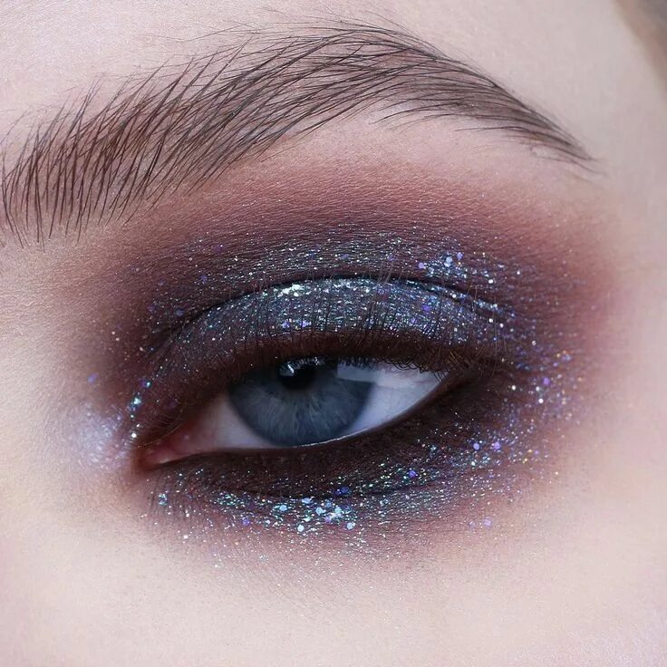 Pin by shalely Hamburg on Beautiful Eye-Makups Glitter makeup tutorial, Glitter 