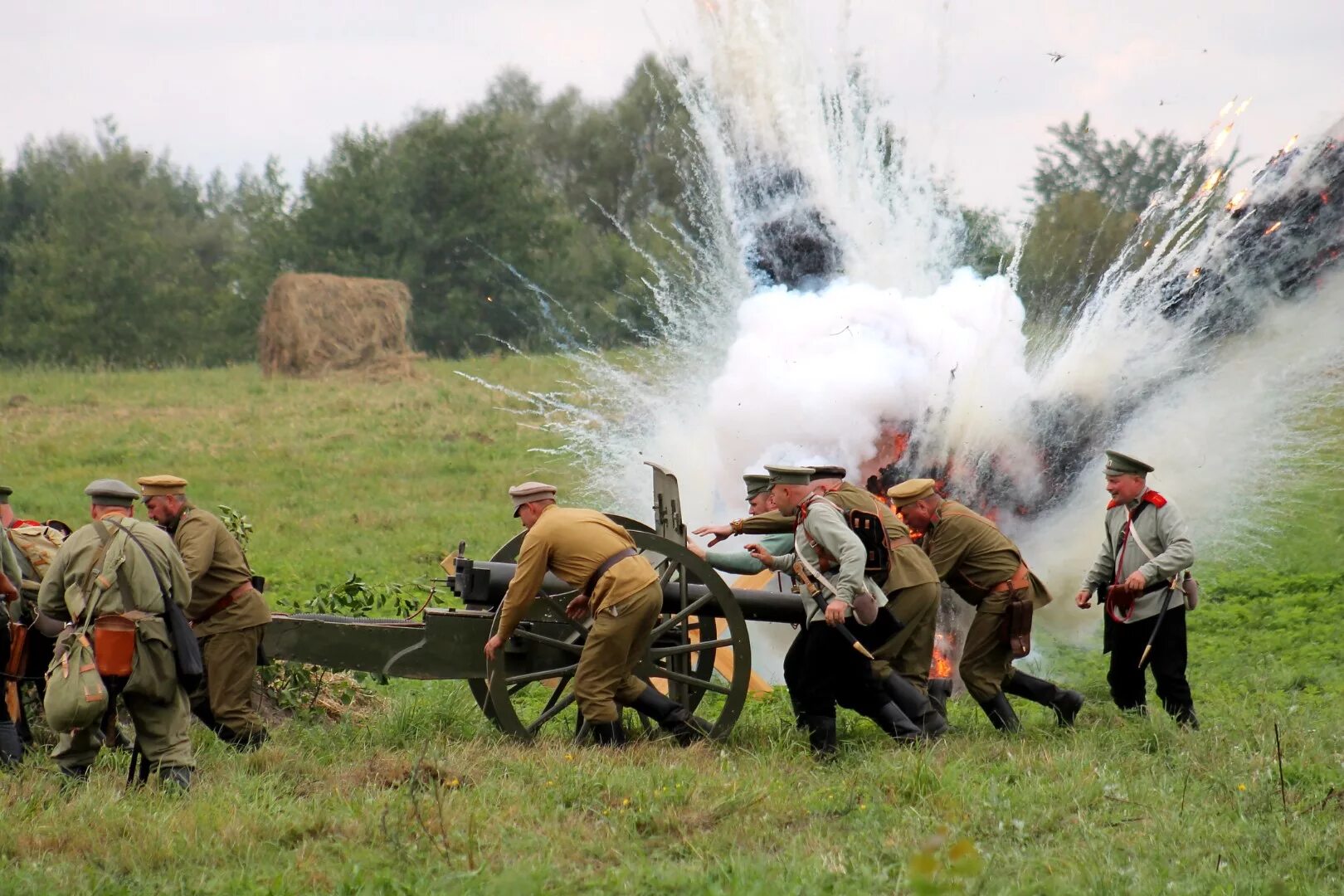 Гумбинненское сражение. 20 Августа 1914 г. Гумбинненское сражение. Реконструкция Гумбинненского сражения. Военно-исторический туризм.