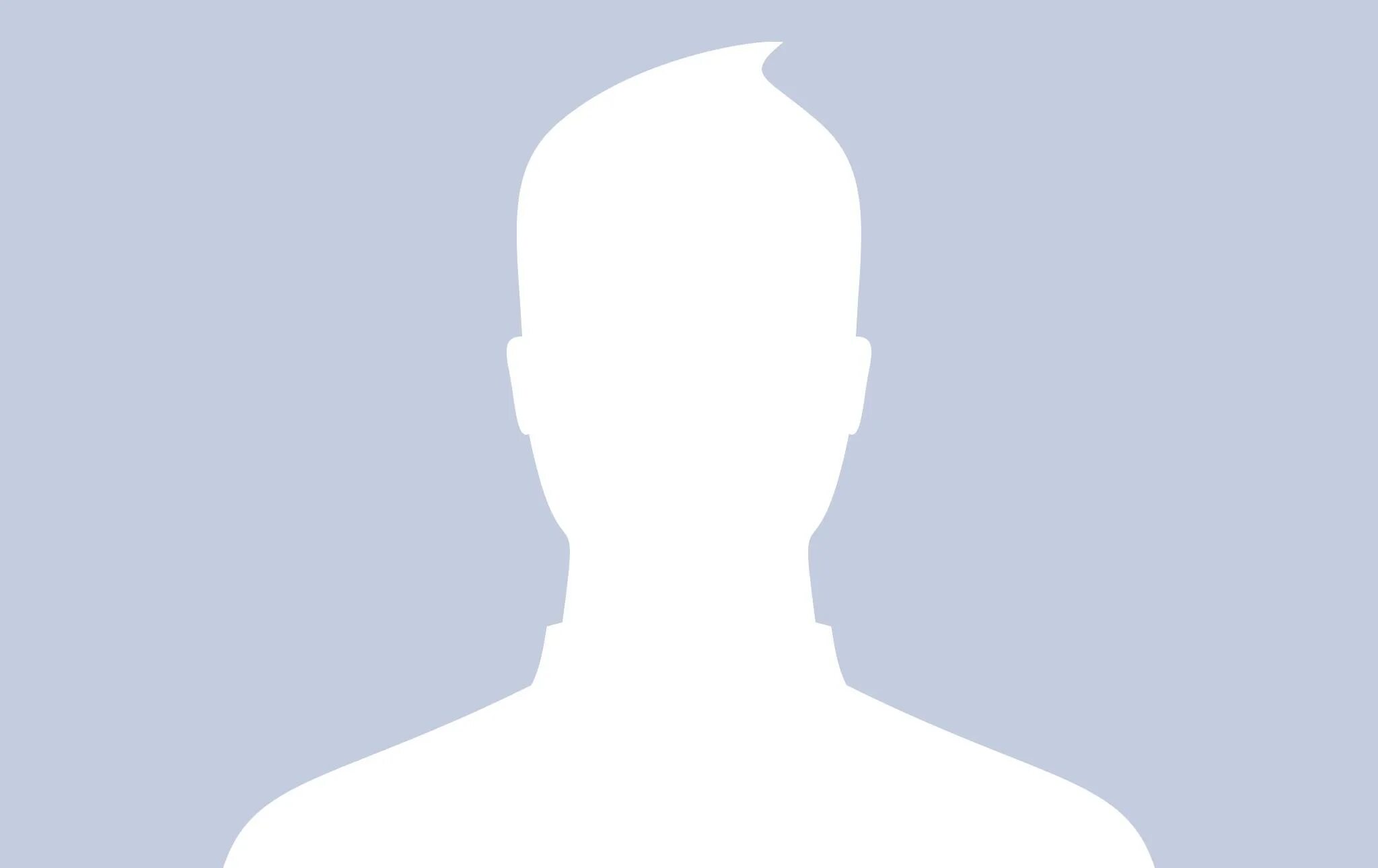Пустой аватар. Изображение профиля. Пустой аватар человека.