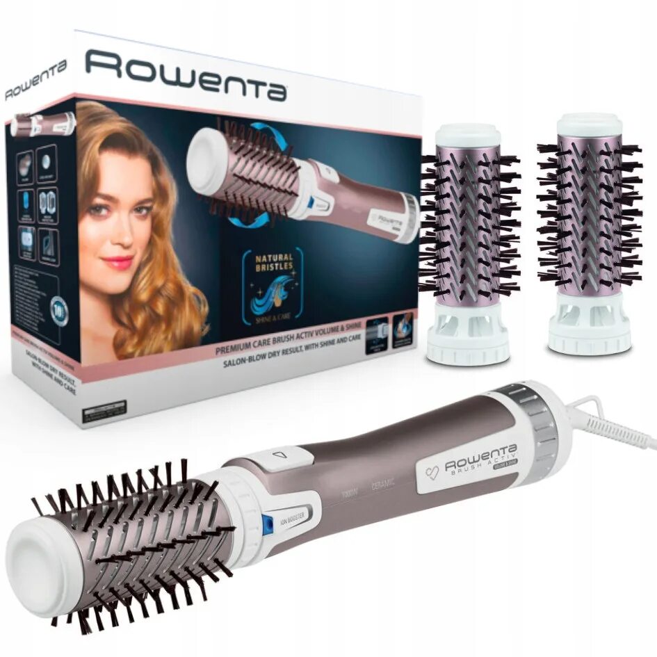 Фен щетка для волос rowenta brush