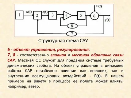 Типовые элементы систем автоматического управления