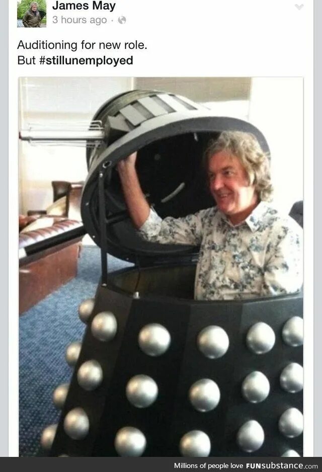 May fun. James May funny.