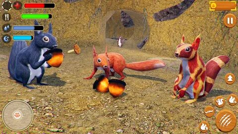 Family Simulator 3D Game adventure, be a wild squirrel or virtual squirrel ...