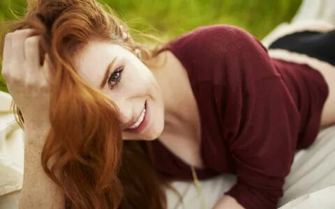 Freckled redhead girl smile Красивые Рыжие, Красивые Девушки, Рыжеволосые, ...