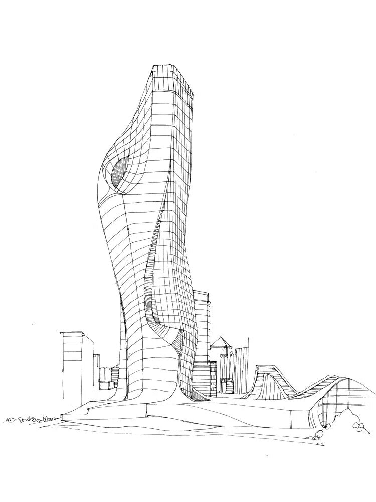Ричард мейер архитектура скетчап. Архитектура будущего. Нарисовать дом будущего. Современная архитектура карандашом. Стилизованные архитектурные сооружения.