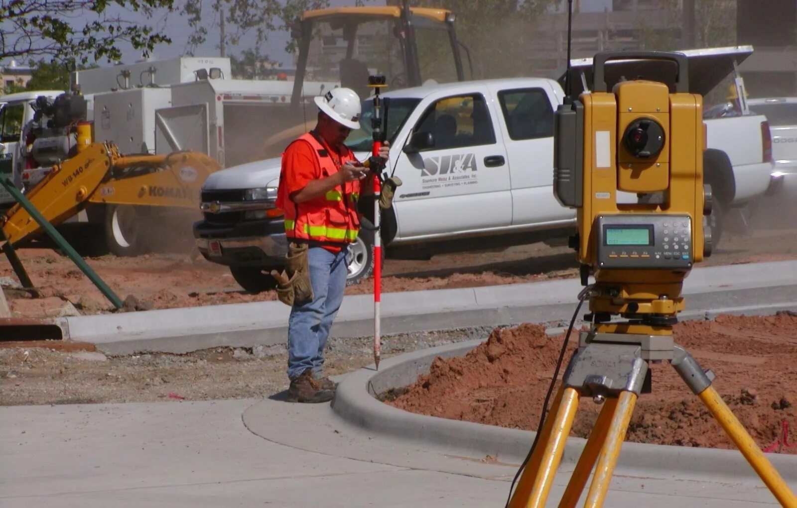 Development and surveying. Development and surveying