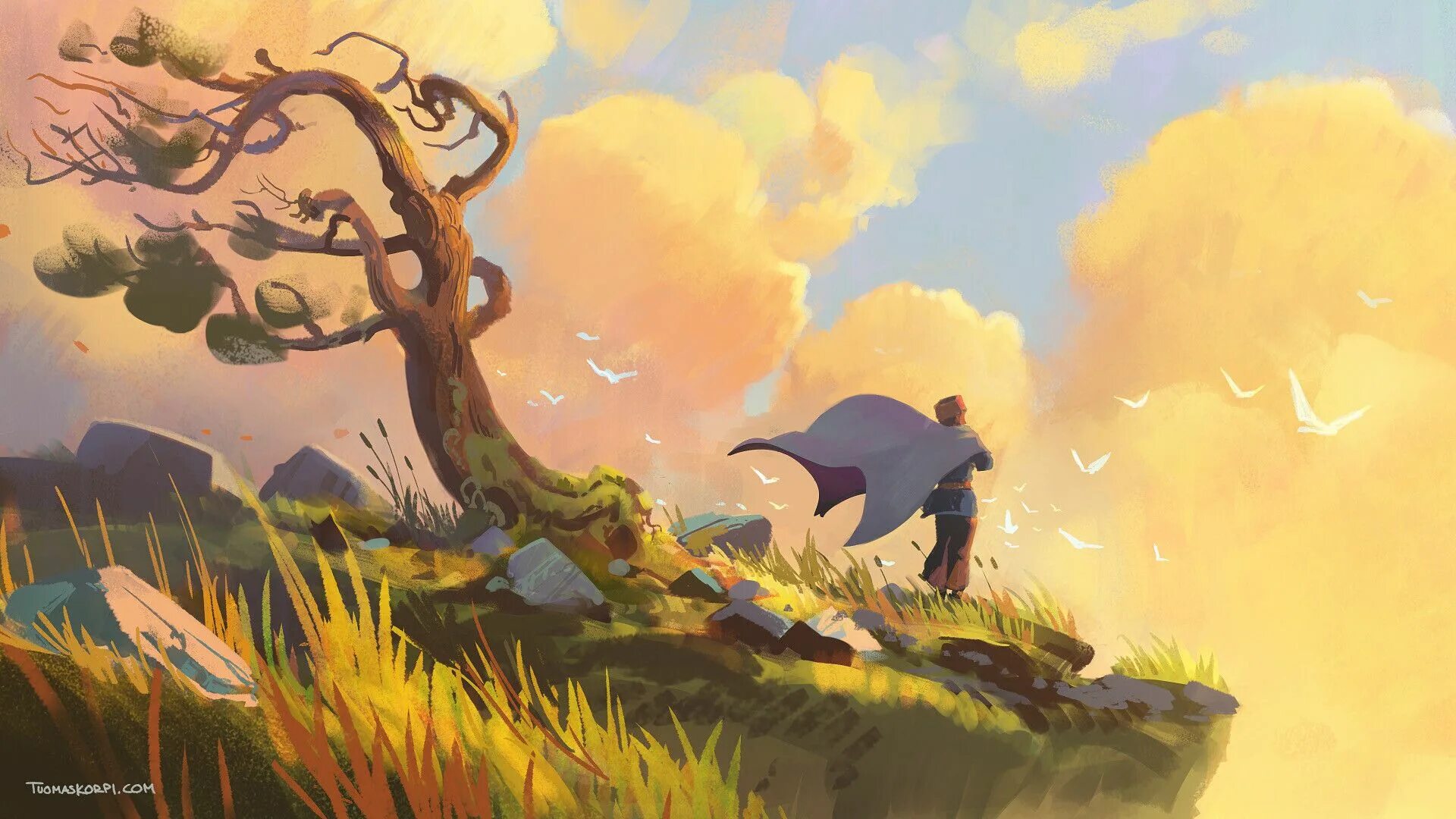Rising with the wind