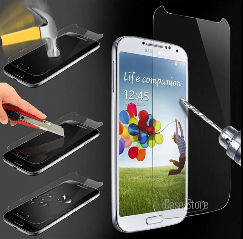 Защитные стекла Tempered Glass. Защитное стекло для Samsung i9500 Galaxy s4. Защитное стекло Tempered Glass 9h. Tempered Glass Screen Protector Premium.