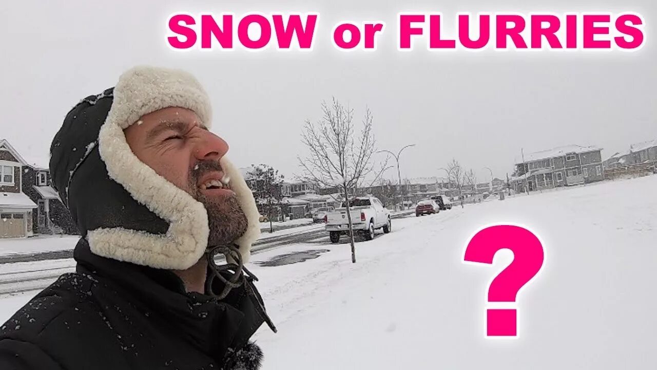 It snows or it is snowing
