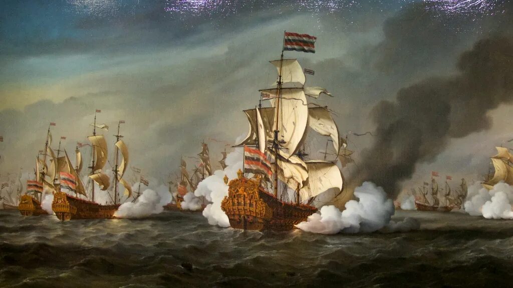 Крупнейшее парусное сражение. Трафальгарское сражение 1805 нельсон. сражение при текселе 1673. трафальгар корабль. картины морских сражений.