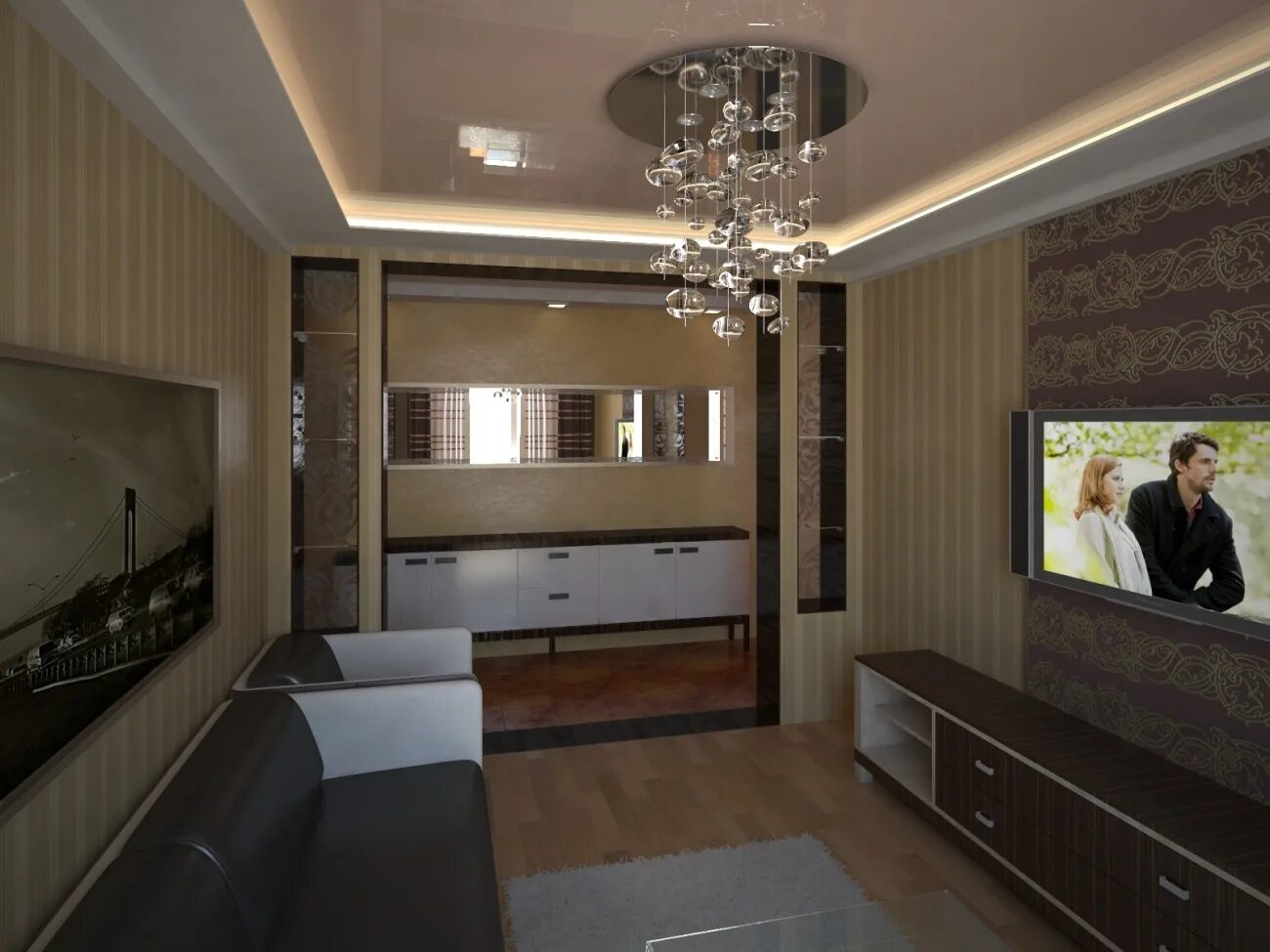 Кухня в 3х комнатной квартире. Панельная трешка. Гостиная в 3 комнатной квартире. М. Дизайн двушки в панельном доме.