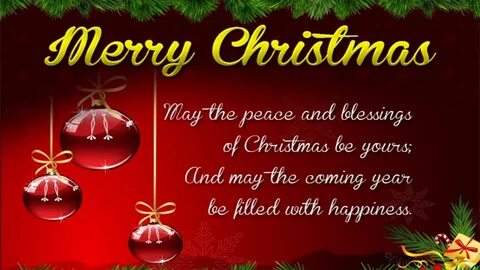 Merry christmas and happy new year wishes