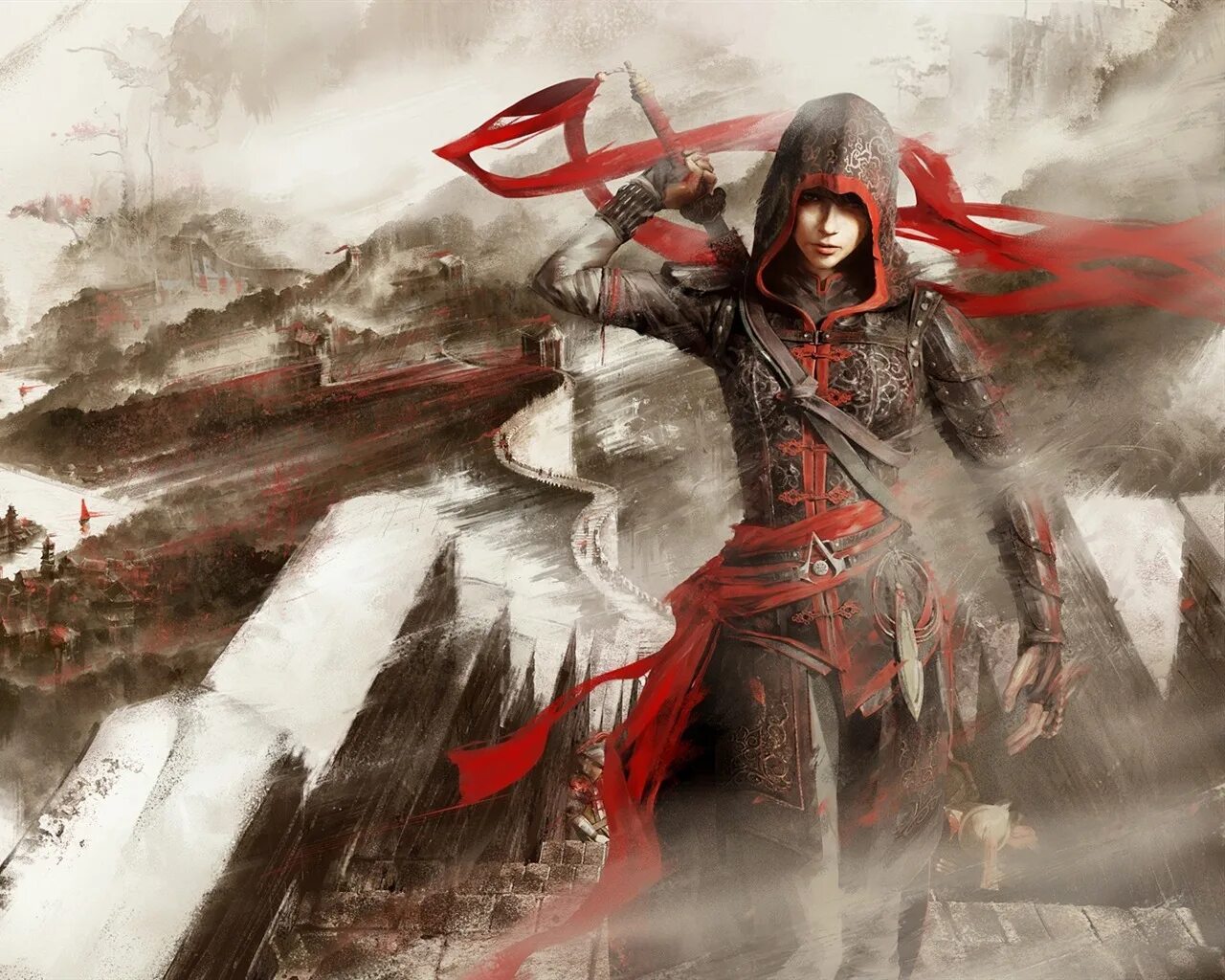 Assassin in another world. Ассасин крид китай. assassins creed chronicles china. assassin&#039;s creed шао цзюнь. меч шао цзюнь.