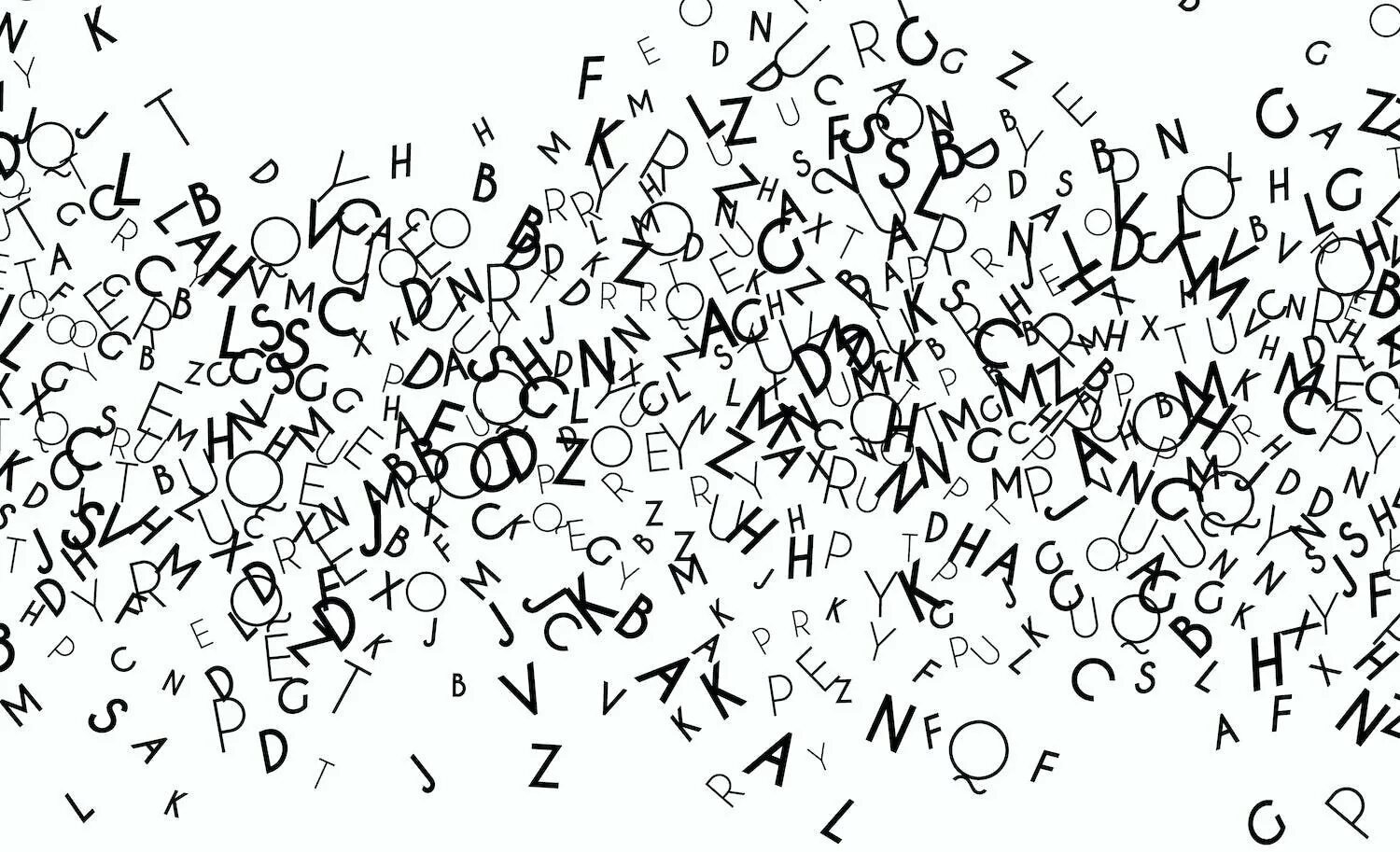 Много букв. Много букв. Много букв. Паттерн из текста. Слово хаотичный.