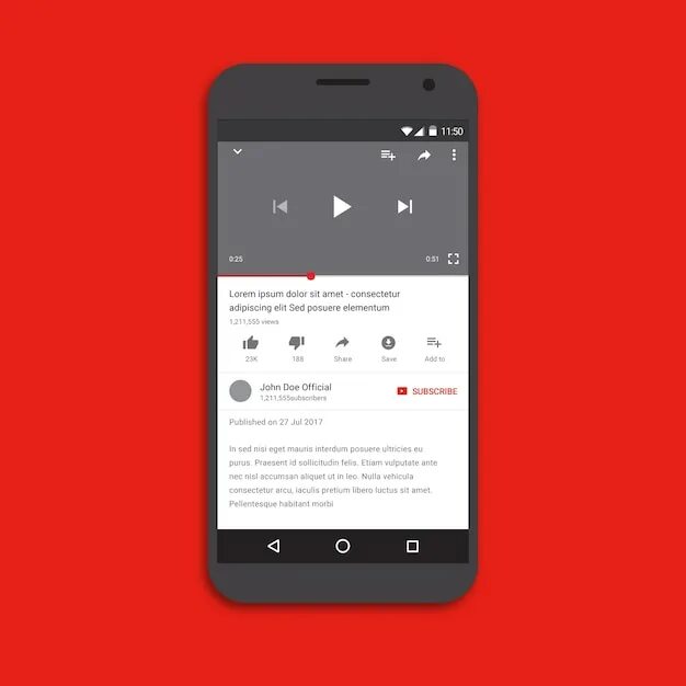 Mobile channel. Youtube Mockup. Мокап ютуб. Youtube Phone Mockup. Youtube мобильный interface.
