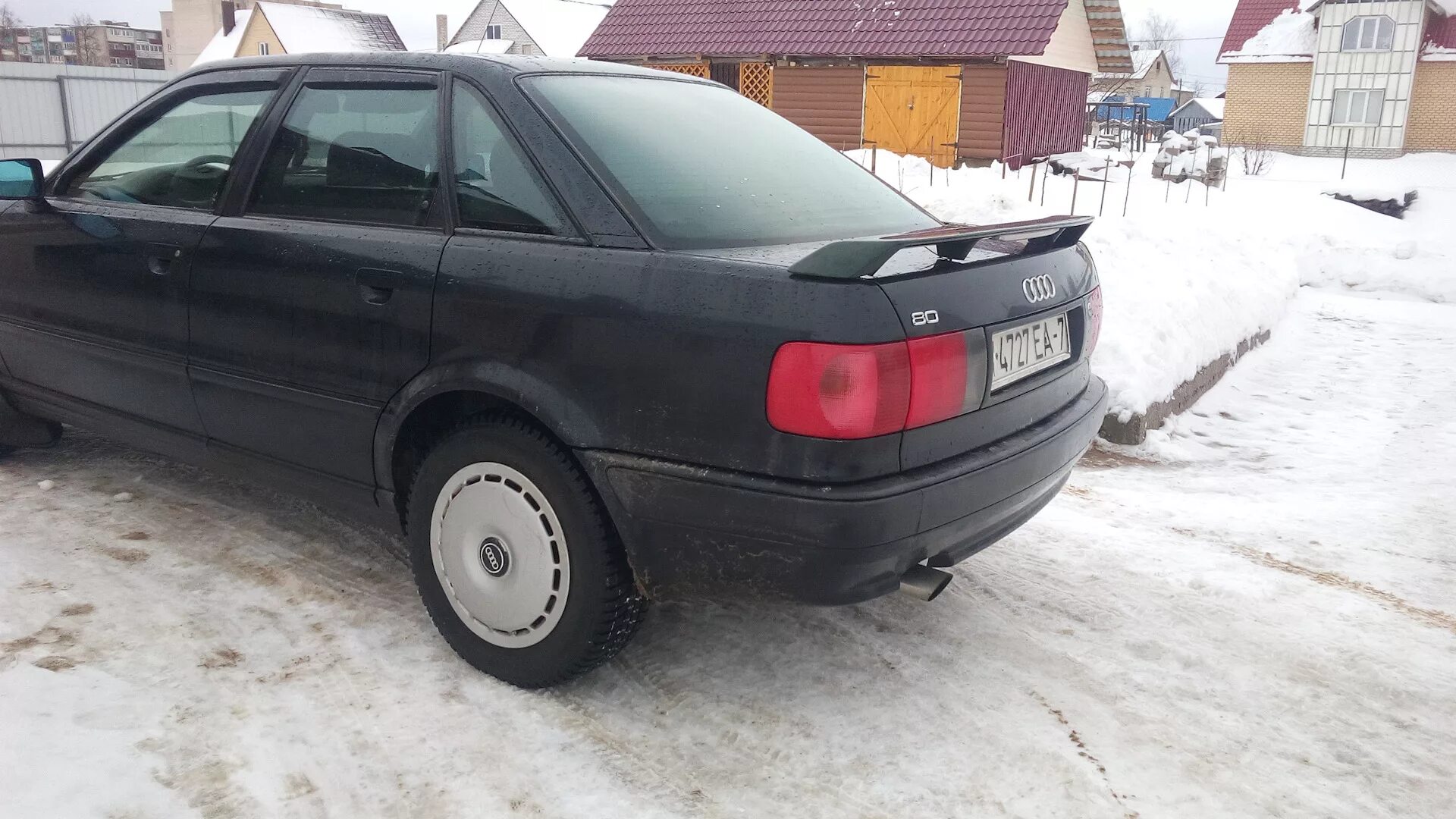 Купить ауди 80 в белоруссии. Спойлер Ауди 80. Audi 80 Competition спойлер. Audi 80 b4 Стайлинг. Ауди 80 черная с спойлером.