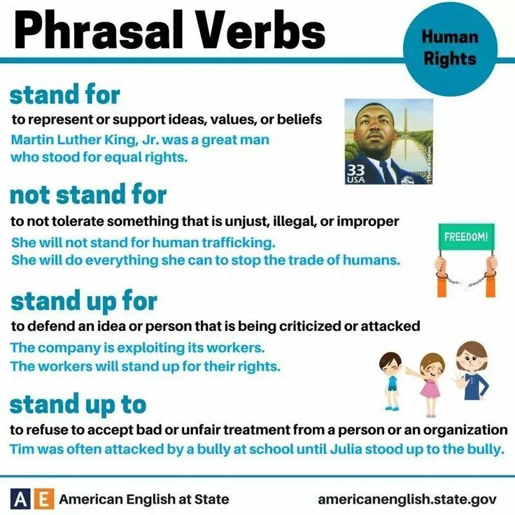 English stand. Phrasal verbs with Stand. Stand Phrasal verbs. Глагол Stand. Stand Stood Stood verb.