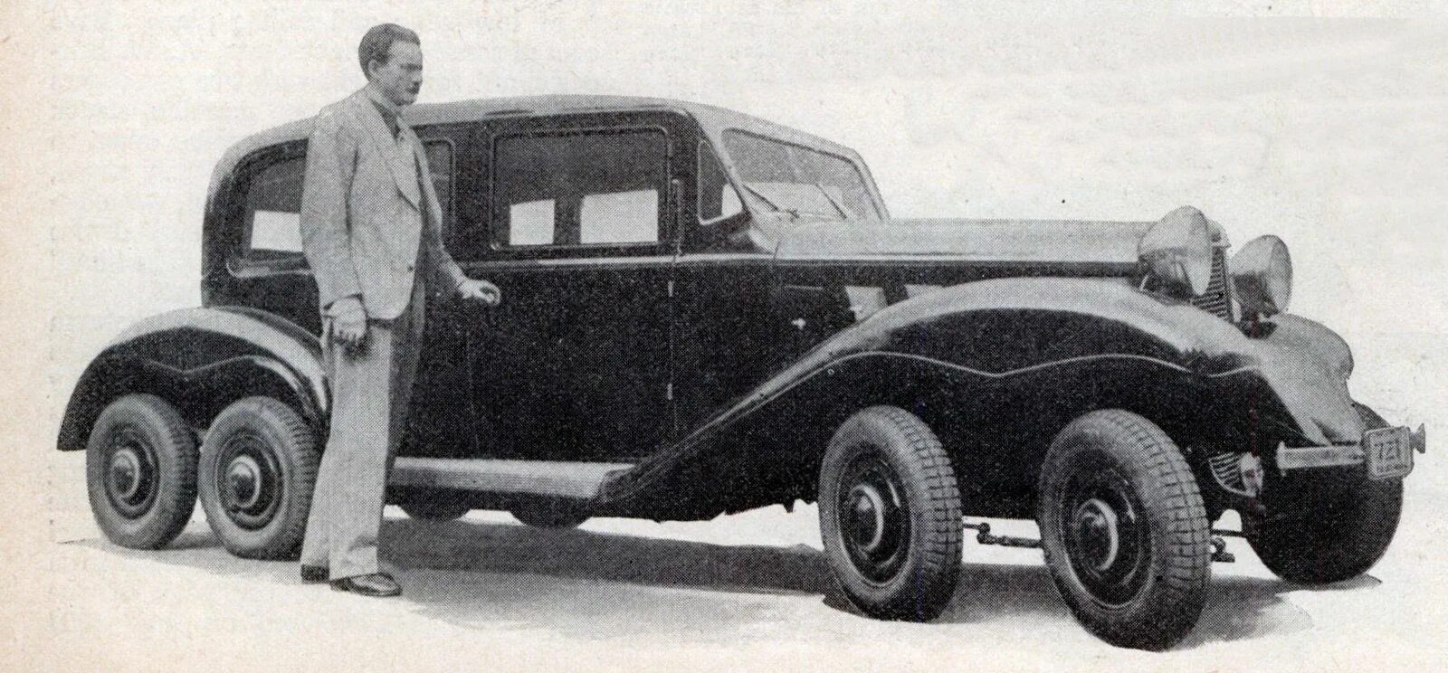 Автомобиль первоначально. Лимузин УАЗ 1935. Восьмиколесные легковые авто. Восьми колесные автомрбили ВМ. Восьмиколёсный лимузин.
