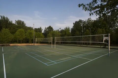 Pitch track court course ring